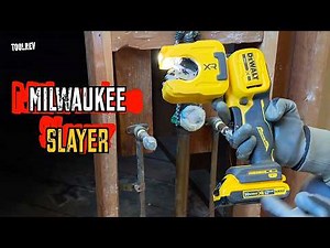 DeWalt DCE154 20V Copper Tubing Cutter (It's FAST)