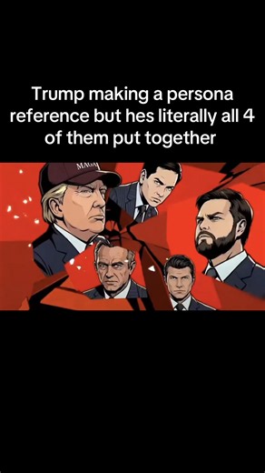 This dude thinks he’s part of the team I’m crine #persona #persona5 #fyp #donaldtrump #slander