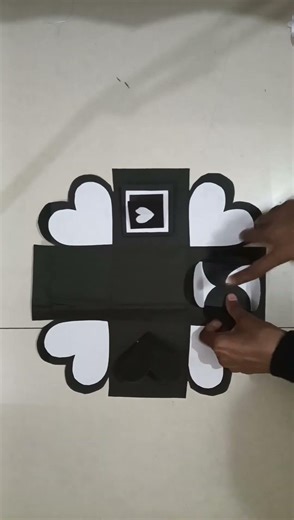 How to make Explosion box gift#meri tara tum bhi#music#shorts#youtube#explosion box gift