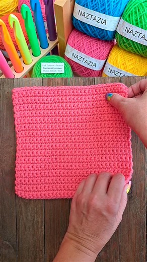 Naztazia on Instagram: "Love these Crochet Crossover Slippers? In this tutorial from Naztazia, transform a simple rectangle into cozy footwear! Just fold, seam the top and heel, add a button, and enjoy! #crochet #knitting #artist #yarn #socks #crochetslippers #tutorial #makersgonnamake #crocheting #naztazia #reels"