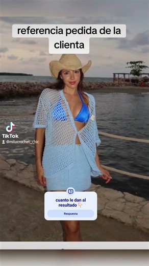 conjunto brisa #crochet #tejedoras #hechoamano #conjuntotejido #playa #piscina #mar