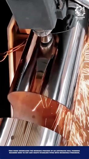 Super precision machine: The technology that cuts metal pipes with flawless #machineinnovation