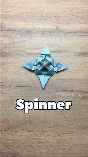 EASY ORIGAMI SPINNER FIDGET TOY BLIZZARD PAPER BLADE TUTORIAL | DIY SPINNER FROM PAPER STEP BY STEP