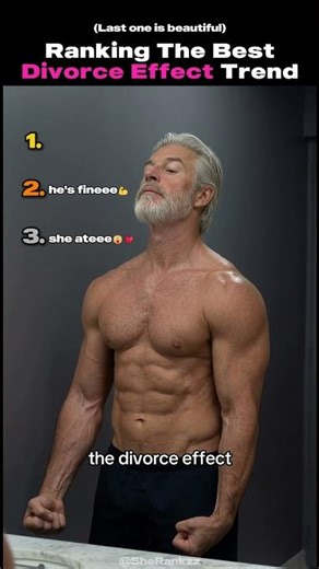 Ranking The Best Divorce Effect Trend #tiktoktrend #usa #shorts #divorce