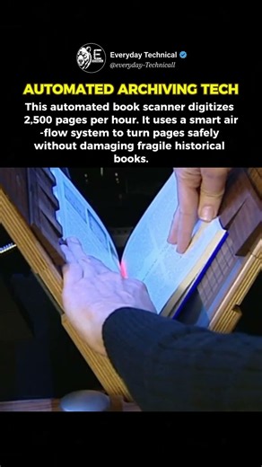 How Automated Book Scanners Digitize History