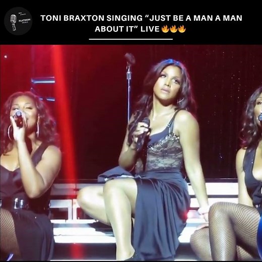 Toni Braxton singing "Just Be A Man About It" live
