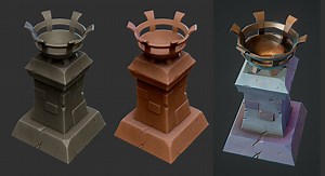 Stylized Brazier, 3dExtrude Tutorials