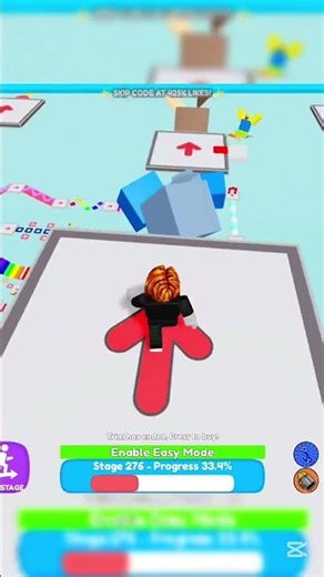 Mega easy obby part 28 #newgameinroblox #roblox #robloxgames