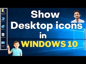 How to show desktop icons on windows 10 | How to show this pc icon on desktop in windows 10