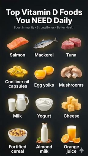 90% People Are Vitamin D Deficient — Fix It FAST With These Foods!”‎
