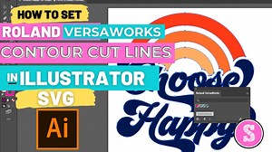 In less than a minute you can add Roland Versaworks Color Swatches for Adobe Illustrator! This makes creating cut lines FAST! | Silhouette School with Melissa Viscount