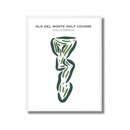 Old Del Monte Golf Course, CA | Golf Course Map, Golf Map, Golfer Gift for Him, Scorecard Layout, Golfer Boyfriend Gift, Art Print Decor - Etsy