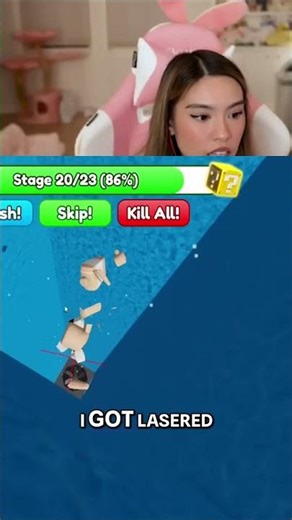 Streamer Tackles Tricky Roblox Work Game, Kat Too! #shorts