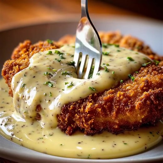 Crispy Buttermilk Chicken Fried Steak with Country Gravy 🍗😋 Ingredients: 4 cube steaks (about 1/2 inch thick) 2 cups buttermilk 2 large eggs 1 1/2 cups all-purpose flour 1 teaspoon paprika ...... Recipe 👇 | Mama's Cooking Recipes