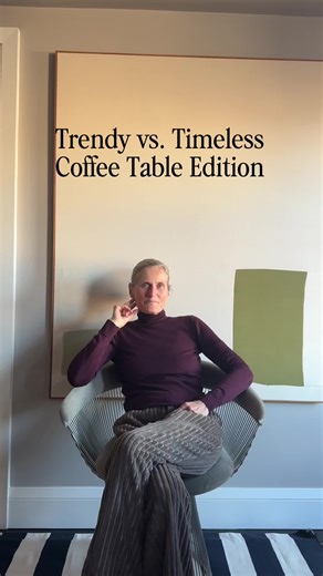 Trendy vs. timeless coffee table edition from an interior designer! | coffee table