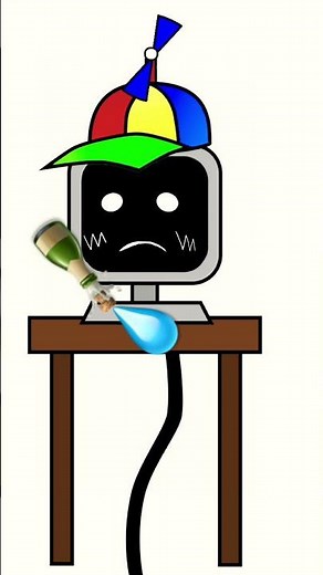 POV when you wet your computer :￼￼