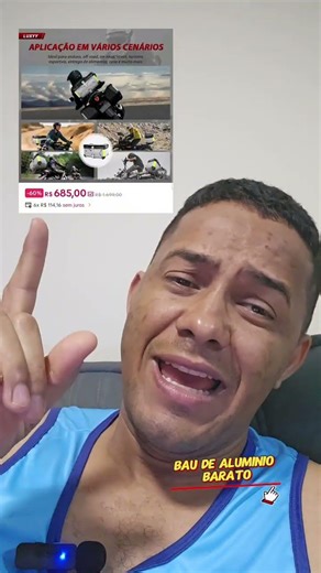 Este bau de aluminio tem um preço muito bom e oferece experiência de primeira #moto #motocicleta