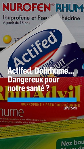 Actifed, Humex... L'agence nationale du médicament met en garde contre ces remèdes antirhume #Actifed #dolirhume | Le Parisien