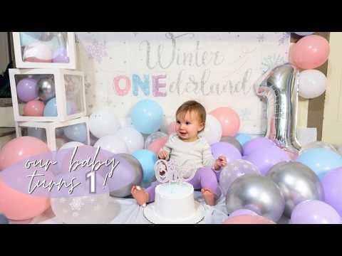 Our Baby Turns 1! || CAKE SMASH 🎂 BIRTHDAY VLOG