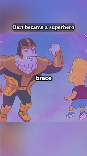 Bart became a superhero⚡️ #shorts #simpsons #funnymoments