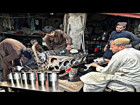 Amazing super Mercedes Engine Restorations by Talented Youth ||