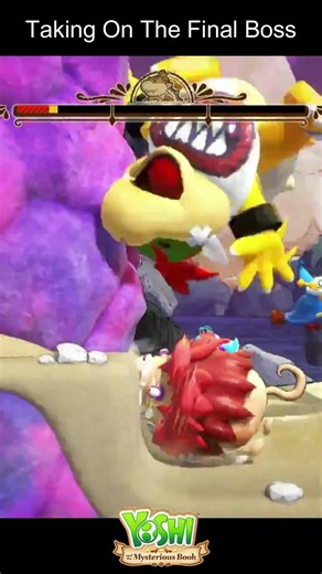 Mr Penguin Beats Bowser Jr 👶🔥 | Yoshi and the Mysterious Book #yoshi #gaming #nintendo