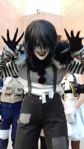 Creepy Clown Cosplay Laughing Jack Compilation