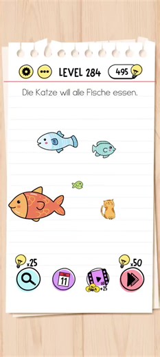 Brain Test Level 284 Answers and Solutions