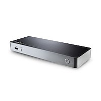 Dual Monitor USB C Docking Station with 60W Power Delivery for Windows Laptops - USB C to HDMI / DVI