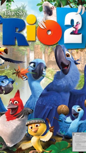 Film Station on Instagram: "🎥 Movie: Rio 2 (2014) 📝 Short Summary: Blu, Jewel, and their kids leave Rio de Janeiro for the Amazon rainforest, where Blu must learn to fit in with his wild roots — while facing new rivals, family challenges, and the call of nature. 🎬 Genre: Animation • Adventure • Comedy • Family • Musical ⭐ IMDb Rating: 6.3/10 🌟 Notable For: Vibrant animation showcasing the Amazon rainforest Fun musical numbers and upbeat soundtrack Themes of family, identity, and belonging Co