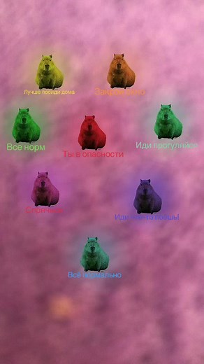 Capybaras in Color: A Vibrant Rodent Showcase