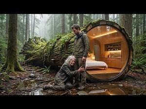 Building a house in the forest for grandma asmr