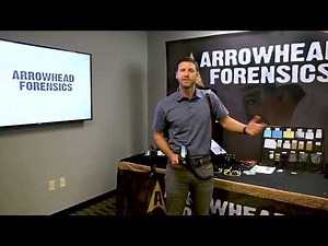 Arrowhead Forensics - Using a Forensic Laser to Reveal More Evidence