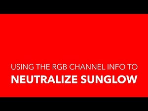 Affinity Photo Tutorial - Removing SUN Glow from an image using the RGB channel info