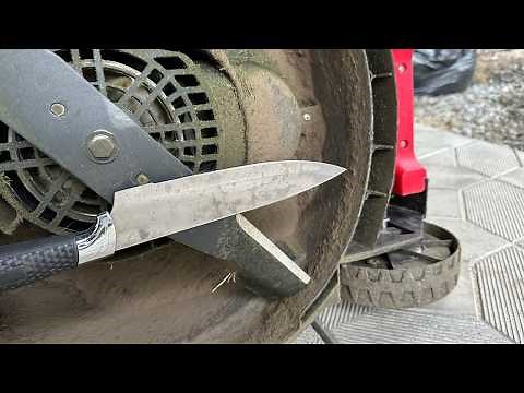 How to Perfectly Balance a Lawnmower Blade with the Help of Handy Materials