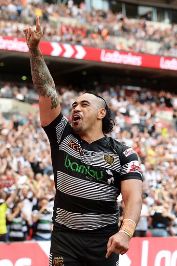 One of only two men to score three Challenge Cup Final tries for the Black & Whites ✨ Wishing you a very happy retirement, Mahe 🖤 ⚫️⚪️ #COYH | Hull FC - Official Facebook Page