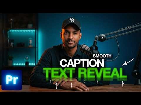 How to Create Smooth Caption Reveal Animation (Premiere Pro)