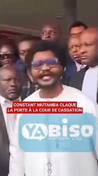 Constant #Mutamba à la Cour de cassation