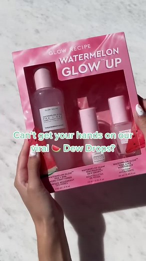 #GlowySkin available now at GlowRecipe.com and @sephora 😉🍉 #GlowRecipe #GlowRecipeWatermelonGlow #UnboxingSkincare