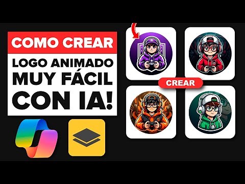 Cómo Crear LOGOS ANIMADOS con IA GRATIS! 😱 *GAMERS* Para Twitch o Youtube!
