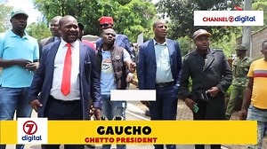 232K views · 5.6K reactions | Ghetto President Gaucho causes a stir at Jubilee Headquarters " Hamuwezi kuiba chama ya Azimio" | Channel 7 News | Facebook