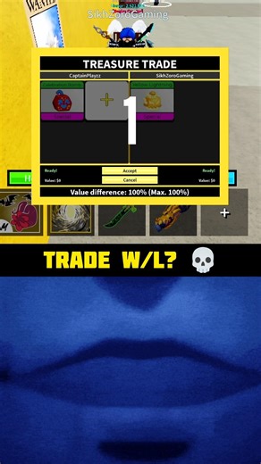 Free Yellow Lightning trade in Blox Fruits 💀#bloxfruits #shorts #roblox #viral #trend #robloxedits