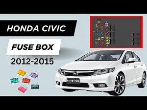 Honda Civic Fuse Box Diagram & Locations (2012-2015)