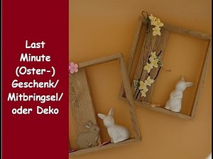 Last Minute (Oster-) Geschenk/Mitbringsel oder Deko - Stampin' Up!® meets Klötzchen
