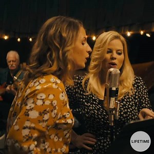 We LOVE singing along to Blue Moon. 🎶🌟 You don't want to miss performances like this one with Patsy and Loretta starring Jessie Mueller and Megan Hilty Online premiering Saturday at 8/7c. | Lifetime