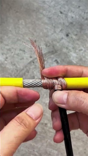 Wire To Wire Cross Lock Splice | Heavy Duty Electrical Connection #shorts #wire
