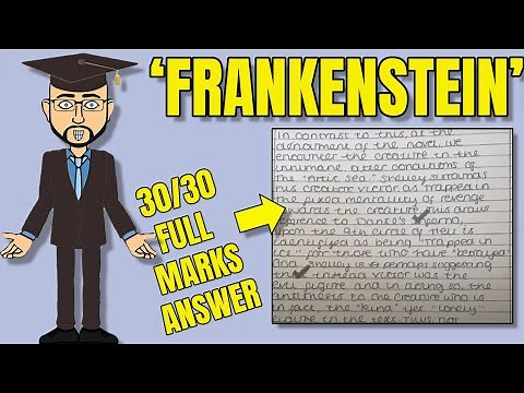 100% Full Marks Real Literature Exam Answer: 'Frankenstein'
