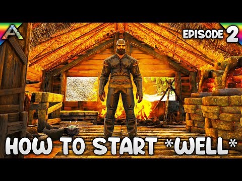 How to get Started *WELL* in ARK! | Let's Play ARK Survival Evolved: The Island | Episode 2