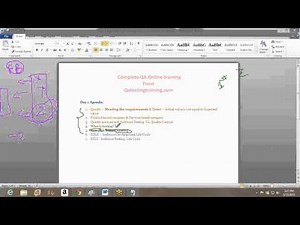 QA online Training videos Day 1- QA Manual testing training videos - Software testing videos