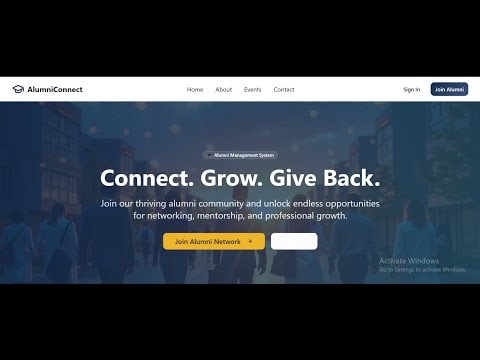 AlumniConnect: Scalable and Secure Alumni–Student Networking Solution I SIH 2025